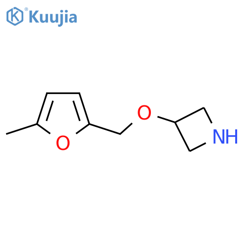 3-[(5-Methylfuran-2-yl)methoxy]azetidine structure