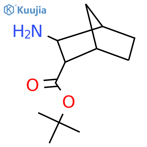 tert-butyl 3-aminobicyclo2.2.1heptane-2-carboxylate structure