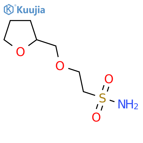 2-(oxolan-2-yl)methoxyethane-1-sulfonamide structure