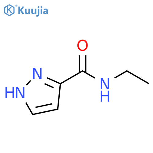 N-ethyl-1H-pyrazole-3-carboxamide structure