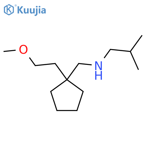 ([1-(2-Methoxyethyl)cyclopentyl]methyl)(2-methylpropyl)amine structure