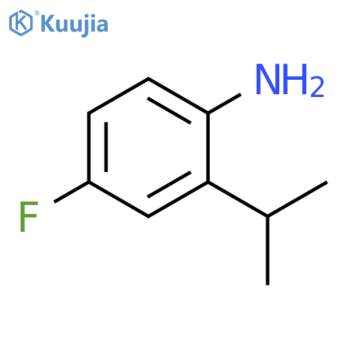 4-fluoro-2-propan-2-ylaniline structure