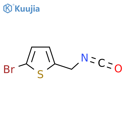 2-Bromo-5-(isocyanatomethyl)thiophene structure