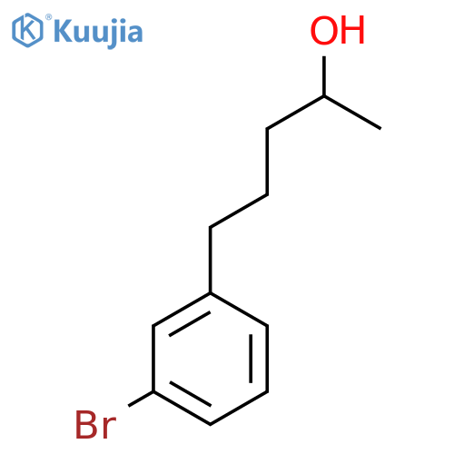 5-(3-bromophenyl)pentan-2-ol structure