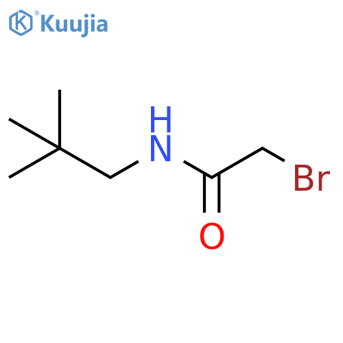 2-bromo-N-(2,2-dimethylpropyl)acetamide structure