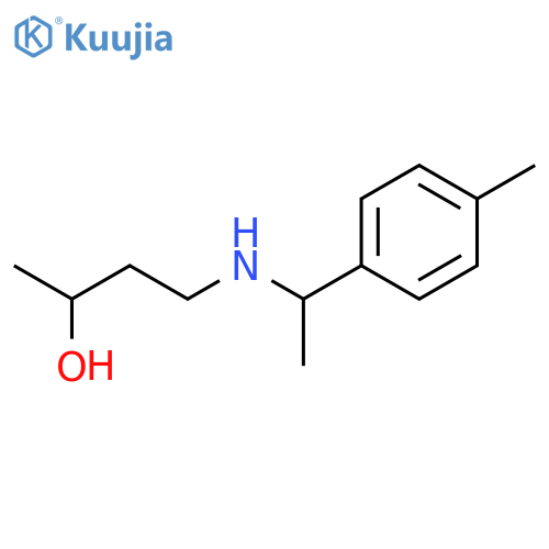 4-{1-(4-methylphenyl)ethylamino}butan-2-ol structure