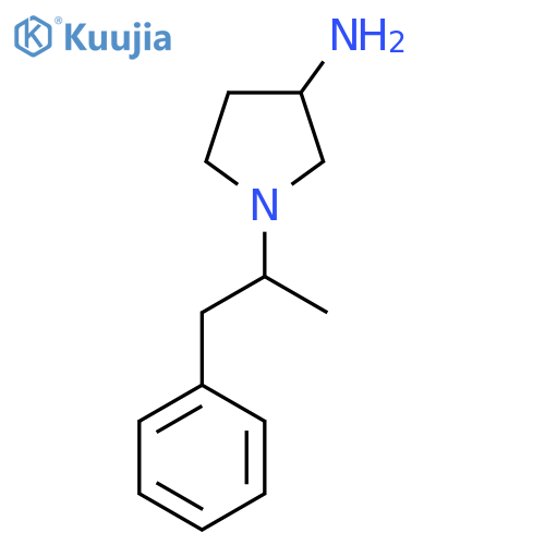 1-(1-Phenylpropan-2-yl)pyrrolidin-3-amine structure