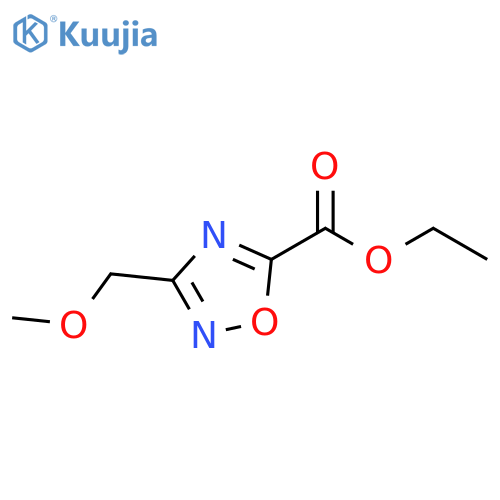 ETHYL 3-(METHOXYMETHYL)-1,2,4-OXADIAZOLE-5-CARBOXYLATE structure