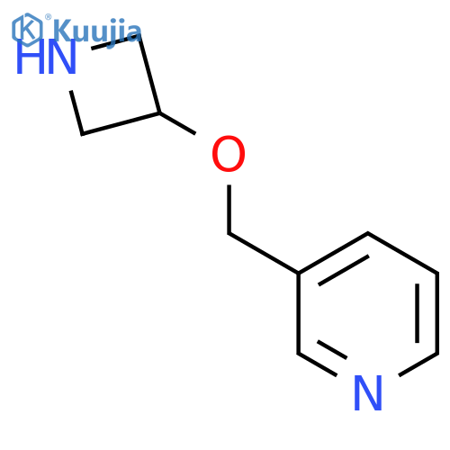 3-[(Azetidin-3-yloxy)methyl]pyridine structure
