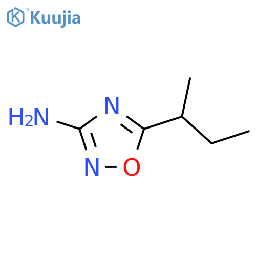 5-(butan-2-yl)-1,2,4-oxadiazol-3-amine structure