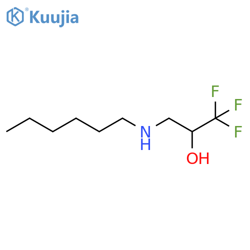 1,1,1-trifluoro-3-(hexylamino)propan-2-ol structure