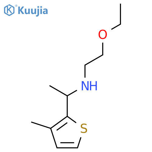 (2-ethoxyethyl)1-(3-methylthiophen-2-yl)ethylamine structure