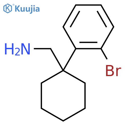 1-[1-(2-bromophenyl)cyclohexyl]methanamine structure