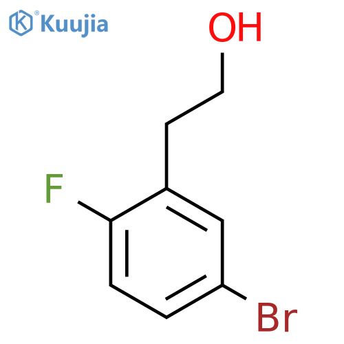 2-(5-Bromo-2-fluorophenyl)ethan-1-ol structure