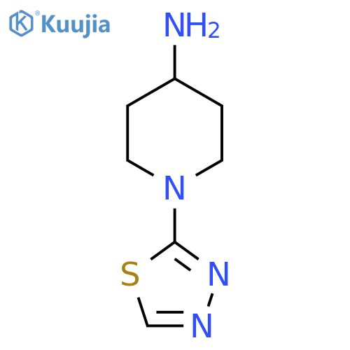 1-(1,3,4-Thiadiazol-2-yl)piperidin-4-amine structure