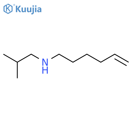 (hex-5-en-1-yl)(2-methylpropyl)amine structure