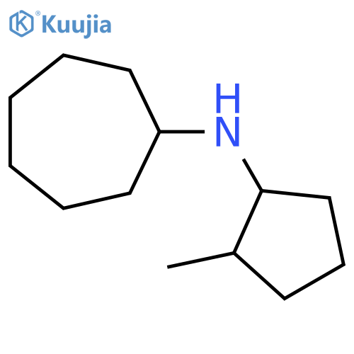 N-(2-methylcyclopentyl)cycloheptanamine structure