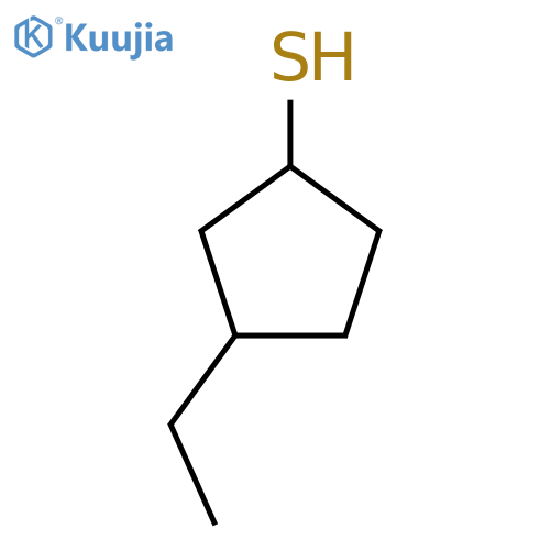 3-Ethylcyclopentane-1-thiol structure