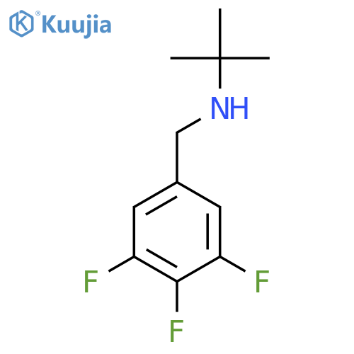 tert-butyl(3,4,5-trifluorophenyl)methylamine structure