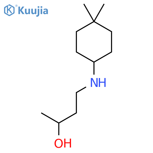 4-(4,4-dimethylcyclohexyl)aminobutan-2-ol structure