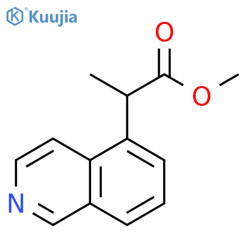 methyl 2-(isoquinolin-5-yl)propanoate structure