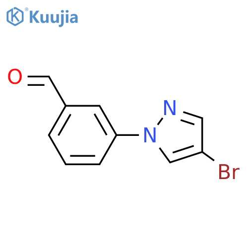 3-(4-Bromo-1H-pyrazol-1-yl)benzaldehyde structure