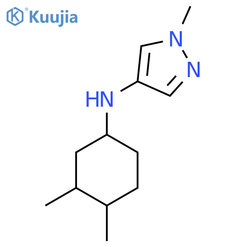 N-(3,4-dimethylcyclohexyl)-1-methyl-1H-pyrazol-4-amine structure