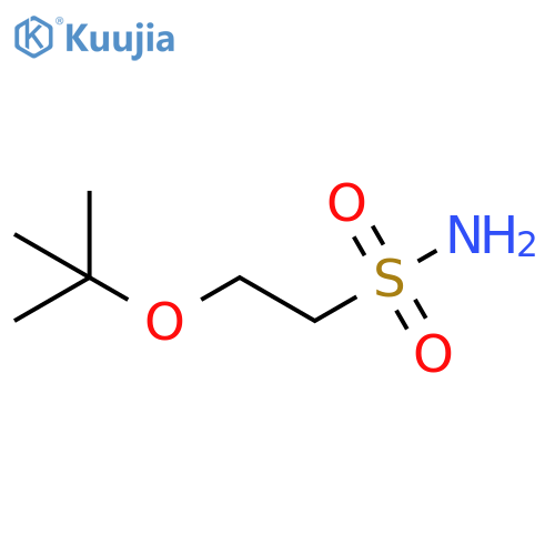 2-(tert-butoxy)ethane-1-sulfonamide structure