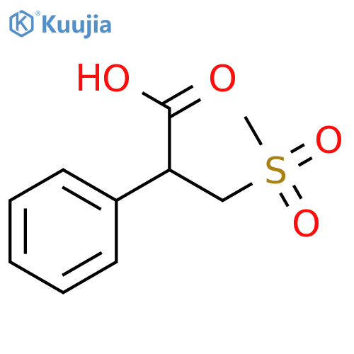 3-methanesulfonyl-2-phenylpropanoic acid structure