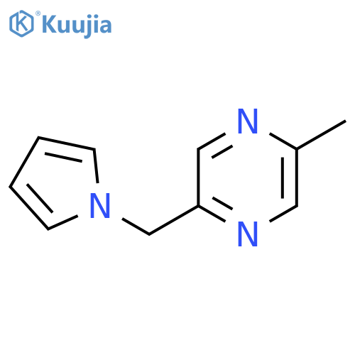 2-Methyl-5-(1H-pyrrol-1-ylmethyl)pyrazine structure