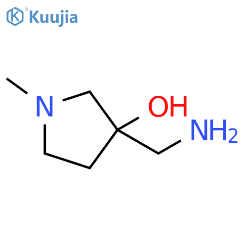3-(aminomethyl)-1-methylpyrrolidin-3-ol structure