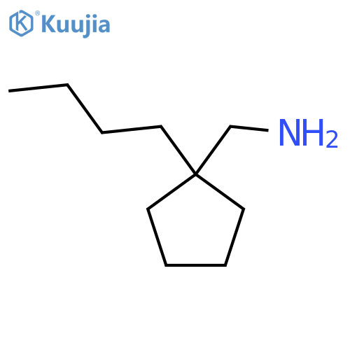 (1-Butylcyclopentyl)methanamine structure