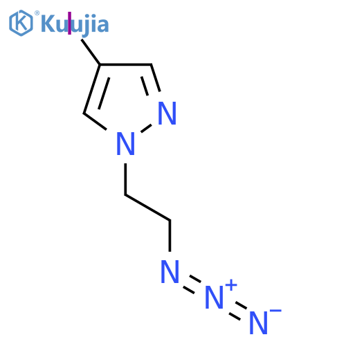 1-(2-Azidoethyl)-4-iodo-1H-pyrazole structure