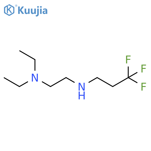 diethyl({2-(3,3,3-trifluoropropyl)aminoethyl})amine structure