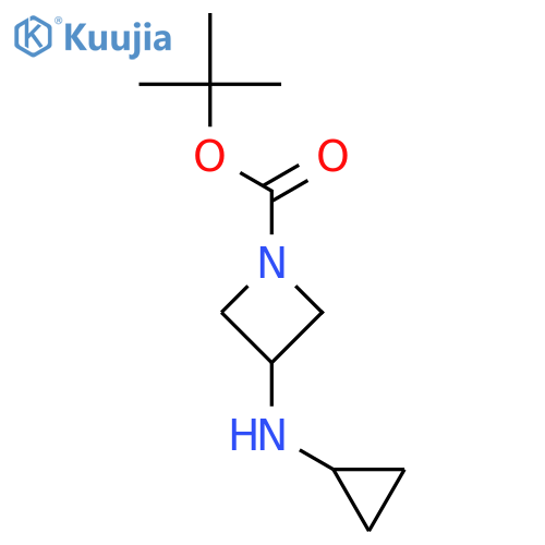 tert-Butyl 3-(cyclopropylamino)azetidine-1-carboxylate structure