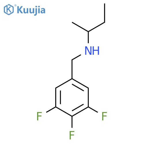 (butan-2-yl)(3,4,5-trifluorophenyl)methylamine structure