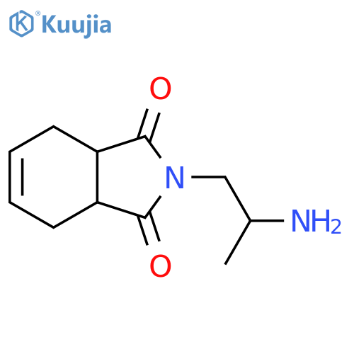 2-(2-Aminopropyl)-2,3,3a,4,7,7a-hexahydro-1H-isoindole-1,3-dione structure