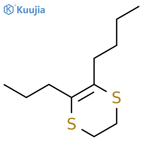 5-Butyl-6-propyl-2,3-dihydro-1,4-dithiine structure