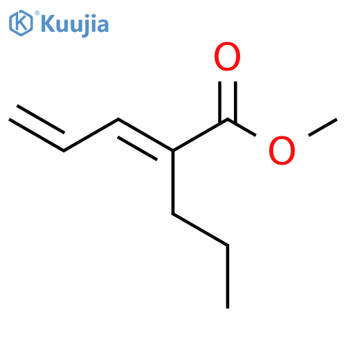 (E/Z)-2-Propyl-2,4-pentadienoic Acid Methyl Ester structure