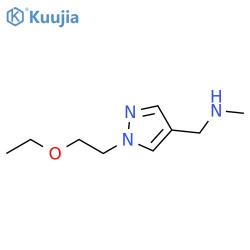 {[1-(2-ethoxyethyl)-1H-pyrazol-4-yl]methyl}(methyl)amine structure