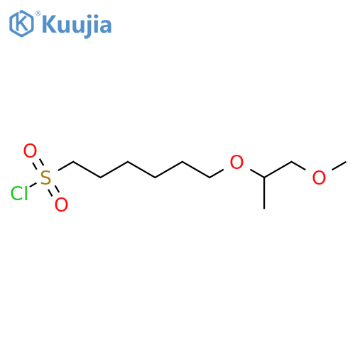 6-(1-methoxypropan-2-yl)oxyhexane-1-sulfonyl chloride structure