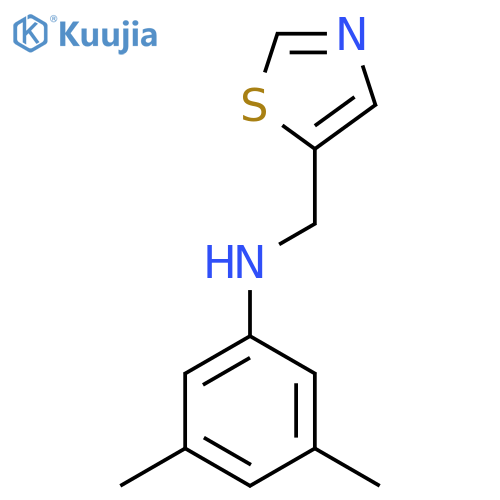 3,5-dimethyl-N-(1,3-thiazol-5-yl)methylaniline structure