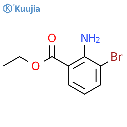 Ethyl 2-amino-3-bromobenzoate structure