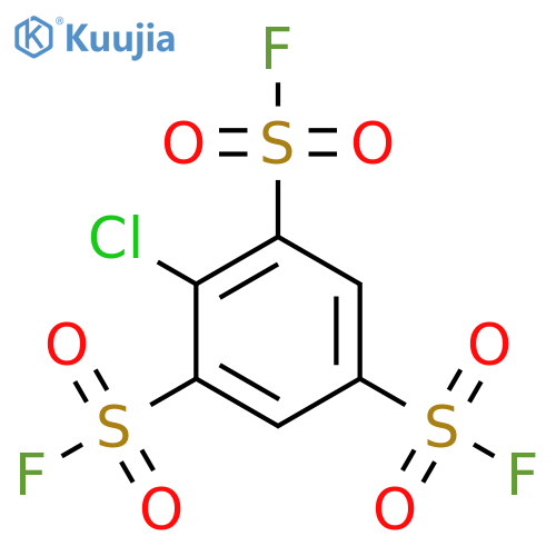 2-Chlorobenzene-1,3,5-trisulfonyl trifluoride structure