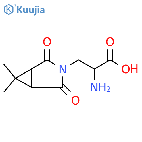 2-amino-3-{6,6-dimethyl-2,4-dioxo-3-azabicyclo3.1.0hexan-3-yl}propanoic acid structure
