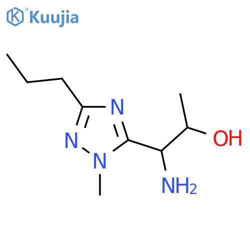 1-Amino-1-(1-methyl-3-propyl-1h-1,2,4-triazol-5-yl)propan-2-ol structure