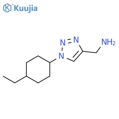 1H-1,2,3-Triazole-4-methanamine, 1-(4-ethylcyclohexyl)- structure