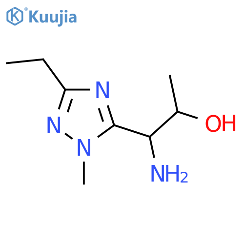 1-Amino-1-(3-ethyl-1-methyl-1h-1,2,4-triazol-5-yl)propan-2-ol structure