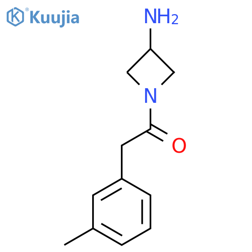 1-(3-Aminoazetidin-1-yl)-2-(3-methylphenyl)ethan-1-one structure