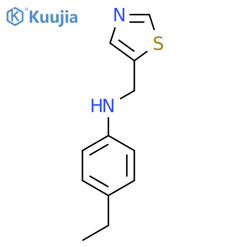 4-ethyl-N-(1,3-thiazol-5-yl)methylaniline structure